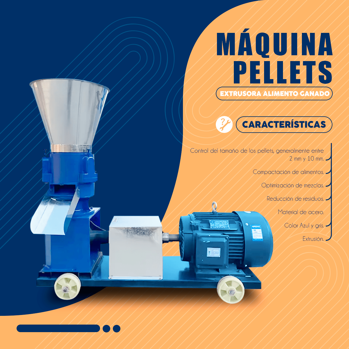 Maquina Pellets Extrusora Alimento Ganado Animales - Imagen 4